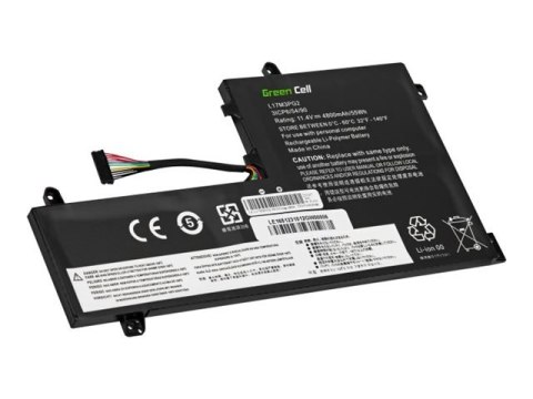 Green Cell - Bateria notebooka (ekwiwalent: Lenovo L17C3PG1, Lenovo L17L3PG1, Lenovo L17M3PG1, Lenovo L17M3PG2, Lenovo L17M3PG3)