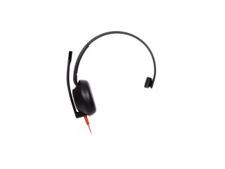 HP Poly Blackwire 5210 - Blackwire 5200 series - słuchawka - nauszne - przewodowa - złącze 3,5 mm, USB-C - czarny - Certyfikat M