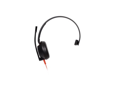 HP Poly Blackwire 5210 - Blackwire 5200 series - słuchawka - nauszne - przewodowa - złącze 3,5 mm, USB-C - czarny - Certyfikat M