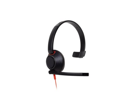 HP Poly Blackwire 5210 - Blackwire 5200 series - słuchawka - nauszne - przewodowa - złącze 3,5 mm, USB-C - czarny - Certyfikat M