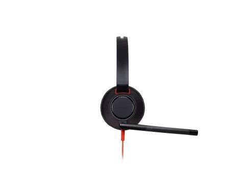 HP Poly Blackwire 5210 - Blackwire 5200 series - słuchawka - nauszne - przewodowa - złącze 3,5 mm, USB-C - czarny - Certyfikat M