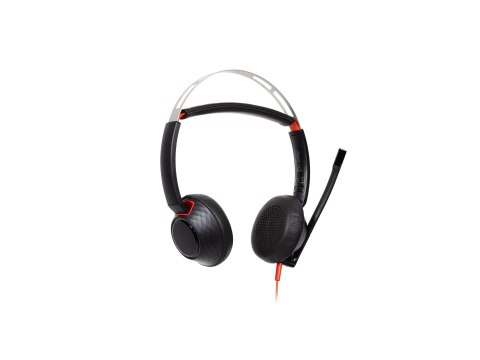 HP Poly Blackwire 5220 - Słuchawka - nauszne - przewodowa - USB-C, złącze 3,5 mm, USB-A - czarny - Certyfikacja dla Skype for Bu