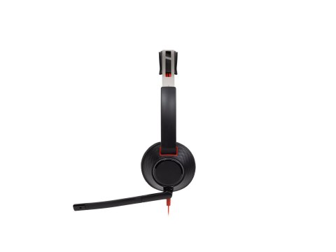 HP Poly Blackwire 5220 - Słuchawka - nauszne - przewodowa - USB-C, złącze 3,5 mm, USB-A - czarny - Certyfikacja dla Skype for Bu