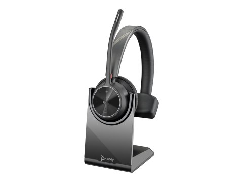 HP Poly Voyager 4310-M - Voyager 4300 UC series - słuchawka - nauszne - Bluetooth - bezprzewodowa, przewodowa - USB-C - czarny -