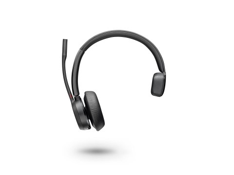 HP Poly Voyager 4310 - Słuchawka - nauszne - Bluetooth - bezprzewodowa, przewodowa - USB-A - czarny - Certyfikat Microsoft Teams