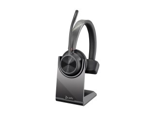 HP Poly Voyager 4310 - Voyager 4300 UC series - słuchawka - nauszne - Bluetooth - bezprzewodowa, przewodowa - USB-A - czarny - C