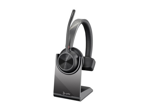 HP Poly Voyager 4310 - Voyager 4300 UC series - słuchawka - nauszne - Bluetooth - bezprzewodowa, przewodowa - USB-A - czarny - C