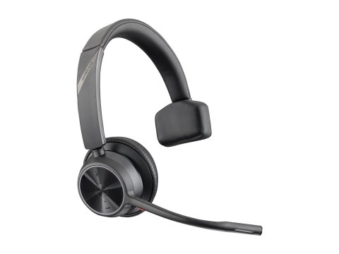 HP Poly Voyager 4310 - Voyager 4300 UC series - słuchawka - nauszne - Bluetooth - bezprzewodowa, przewodowa - USB-A - czarny - C