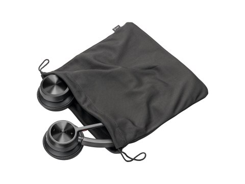 HP Poly Voyager 4320-M - Słuchawka - nauszne - Bluetooth - bezprzewodowa, przewodowa - adapter USB-A za pośr. Bluetooth - czarny