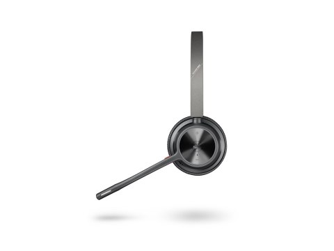 HP Poly Voyager 4320-M - Słuchawka - nauszne - Bluetooth - bezprzewodowa, przewodowa - adapter USB-A za pośr. Bluetooth - czarny