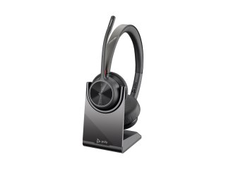 HP Poly Voyager 4320-M - Voyager 4300 UC series - słuchawka - nauszne - Bluetooth - bezprzewodowa, przewodowa - USB-C - czarny -