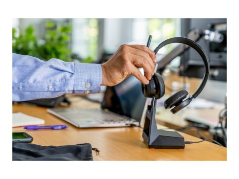 HP Poly Voyager 4320 - Słuchawka - nauszne - Bluetooth - bezprzewodowa - czarny - Certyfikat Microsoft Teams, Certyfikat Zoom