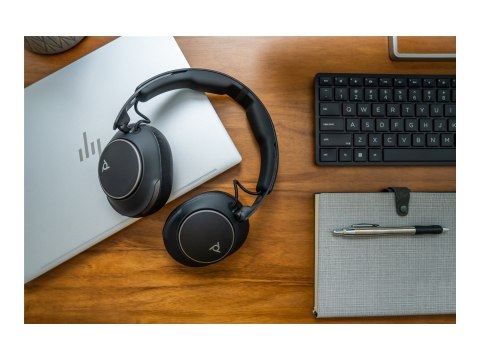 HP Poly Voyager Surround 80 UC - Voyager Surround 80 series - słuchawka - pełna wielkość - Bluetooth - bezprzewodowa - redukcja 