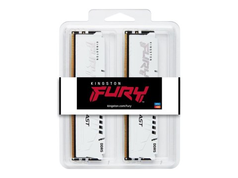 Kingston FURY Beast - DDR5 - moduł - 16 GB - DIMM 288-pin - 6000 MHz / PC5-48000 - CL30 - 1.4 V - niebuforowana - on-die ECC - b