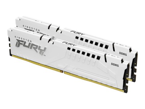 Kingston FURY Beast - DDR5 - zestaw - 32 GB: 2 x 16 GB - DIMM 288-pin - 6000 MT/s / PC5-48000 - CL30 - 1.4 V - niebuforowana - o