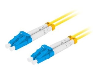 Lanberg - Kabel krosowy - LC/UPC pojedynczy-tryb (M) do LC/UPC pojedynczy-tryb (M) - 10 m - 3 mm - światłowód - dupleks - 9 / 12