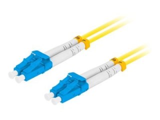 Lanberg - Kabel krosowy - LC/UPC pojedynczy-tryb (M) do LC/UPC pojedynczy-tryb (M) - 50 cm - 3 mm - światłowód - dupleks - 9 / 1