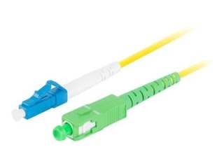 Lanberg - Kabel krosowy - LC/UPC pojedynczy-tryb (M) do SC/APC pojedynczy-tryb (M) - 1 m - 3 mm - światłowód - simpleks - 9 / 12