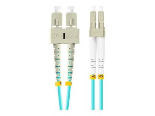 Lanberg - Kabel krosowy - tryb LC/UPC wielomod. (M) do SC/UPC multi-mode (M) - 2 m - 3 mm - światłowód - dupleks - 50 / 125 mikr