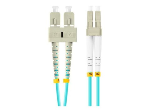 Lanberg - Kabel krosowy - tryb LC/UPC wielomod. (M) do SC/UPC multi-mode (M) - 2 m - 3 mm - światłowód - dupleks - 50 / 125 mikr