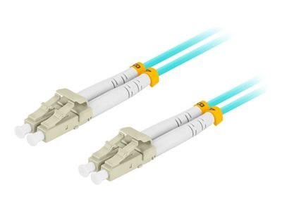 Lanberg - Kabel krosowy - tryb LC/UPC wielomod. (M) do tryb LC/UPC wielomod. (M) - 50 cm - 3 mm - światłowód - dupleks - 50 / 12