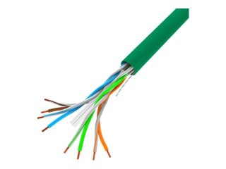 Lanberg - Zwój kabla - 305 m - 5.6 mm - UTP - CAT 6 - trwały - zielony
