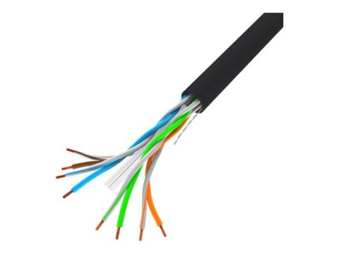 Lanberg - Zwój kabla - 305 m - 5.6 mm - UTP - trwały - czarny