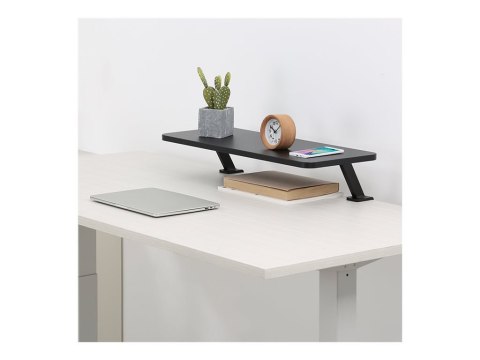 LogiLink - Stojak - riser - dla monitor - 650 mm długości - stal, płyta wiórowa, plastik - czarny - rozmiar ekranu: 13"-32"