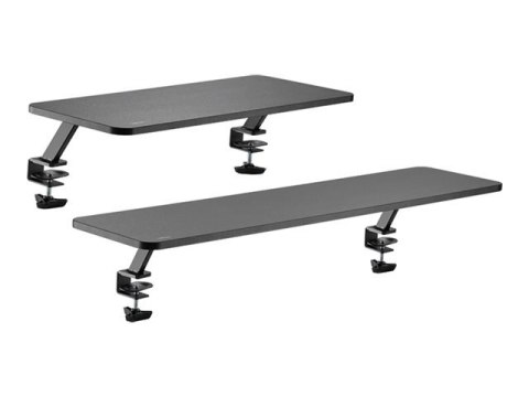 LogiLink - Stojak - riser - dla monitor - 650 mm długości - stal, płyta wiórowa, plastik - czarny - rozmiar ekranu: 13"-32"