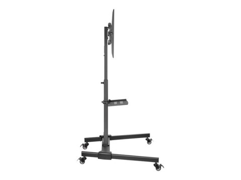 LogiLink - Wózek - dla TV / monitor - regulacja wysokości - plastik, stal - czarny - rozmiar ekranu: 32"-55"