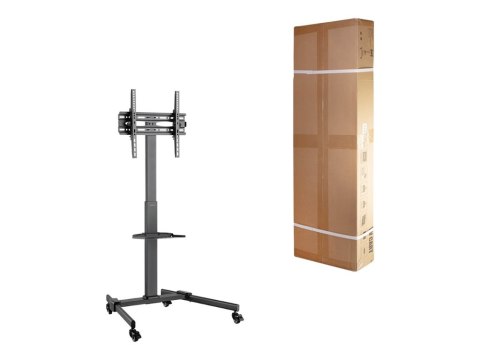 LogiLink - Wózek - dla TV / monitor - regulacja wysokości - plastik, stal - czarny - rozmiar ekranu: 32"-55"