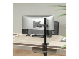 LogiLink - Zestaw do montażu (montaż nabiurku) - ramię regulowane - dla wyświetlacz LCD - długość ramienia 376 mm - plastik, sta