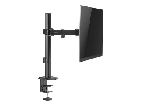LogiLink - Zestaw do montażu (montaż nabiurku) - ramię regulowane - dla wyświetlacz LCD - długość ramienia 376 mm - plastik, sta