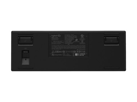 Logitech G PRO X 60 - Klawiatura - gaming - 60% - TKL - podświetlenie - bezprzewodowa - 2.4 GHz, Bluetooth - QWERTY - Międzynaro