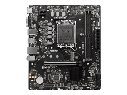 MSI PRO H610M-E - Płyta główna - ATX micro - Gniazdo LGA1700 - H610 Chipset - USB 3.2 Gen 1 - Gigabit LAN - wbudowana karta graf