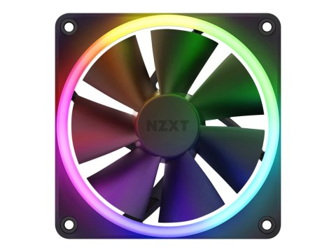NZXT F Series F120 RGB - Wentylator obudowy - 120 mm - czarny mat