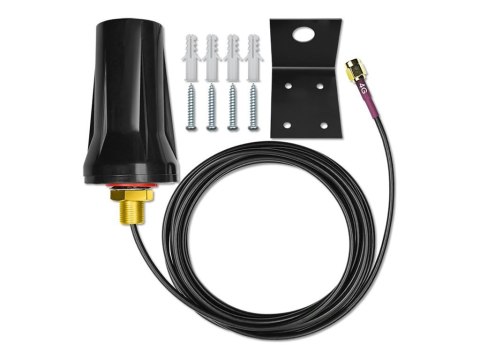 Qoltec - Antena - dome - komórkowa - 7 dBi - antena dookólna - na zewnątrz