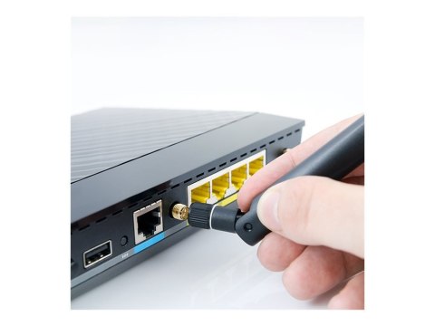 Qoltec - Antena - kaczka gumowa - Wi-Fi - 5 dBi - antena dookólna - do użytku w pomieszczeniach (pakiet 2)