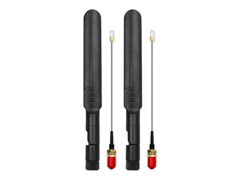 Qoltec - Antena - kaczka gumowa - komórkowa - 5 dBi - antena dookólna - na zewnątrz (pakiet 2)