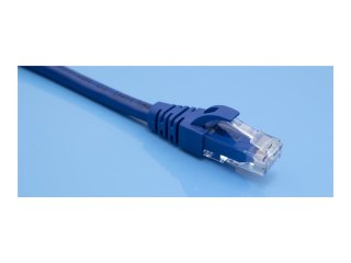 Qoltec - Kabel krosowy - RJ-45 (M) do RJ-45 (M) - 5 m - FTP - CAT 6 - bez wystających elementów - niebieski