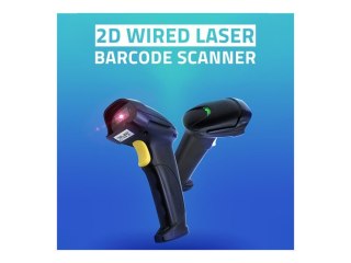 Qoltec - Skaner kodów paskowych - podręczna - 200 skan / sek. decoded - USB