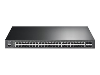 TP-Link JetStream TL-SG3452XP V2.6 - Przełącznik - L2+ - Tak - 48 x 10/100/1000 (PoE+) + 4 x 10 Gigabit SFP+ - montowany w szafi
