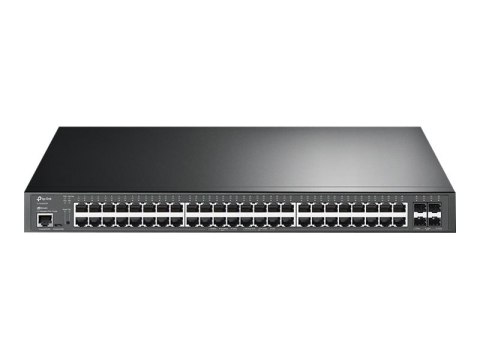 TP-Link JetStream TL-SG3452XP V2.6 - Przełącznik - L2+ - Tak - 48 x 10/100/1000 (PoE+) + 4 x 10 Gigabit SFP+ - montowany w szafi