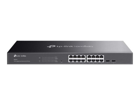 TP-Link Omada SG2218 V1.26 - Przełącznik - smart - 16 x 10/100/1000 + 2 x Gigabit Ethernet SFP - montowany w szafie rack