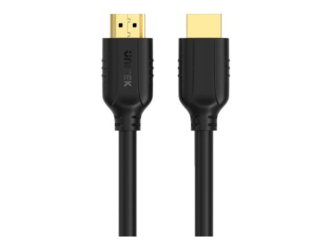Unitek - High Speed - kabel HDMI - HDMI męski do HDMI męski - 1.5 m - czarny - nieruchomy, obsługa 4K 60 Hz (3840 x 2160)