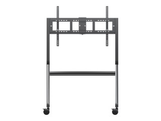 ViewSonic VB-STND-009 - Wózek - dla interaktywny panel płaski / wyświetlacz LCD - cienki wózek - stal, polyurethane (PU) wheels 