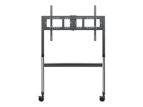 ViewSonic VB-STND-009 - Wózek - dla interaktywny panel płaski / wyświetlacz LCD - cienki wózek - stal, polyurethane (PU) wheels 