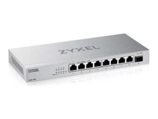 Zyxel XMG-100 Series XMG-108 - Przełącznik - bez zarządzania - niezarządzalny - 8 x 100/1000/2.5G + 1 x Gigabit SFP / 10 Gigabit