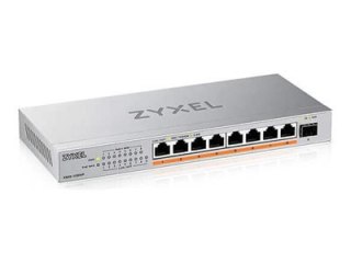 Zyxel XMG-100 Series XMG-108HP - Przełącznik - bez zarządzania - niezarządzalny - 8 x 100/1000/2.5G (PoE++) + 1 x Gigabit SFP / 