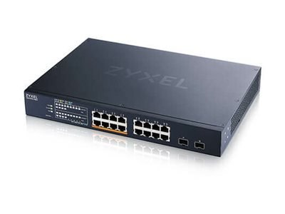 Zyxel XMG1915 Series XMG1915-18EP - Przełącznik - zarządzane, chmura NebulaFLEX - L3 Lite - smart - 8 x 100/1000/2.5G (PoE++) + 